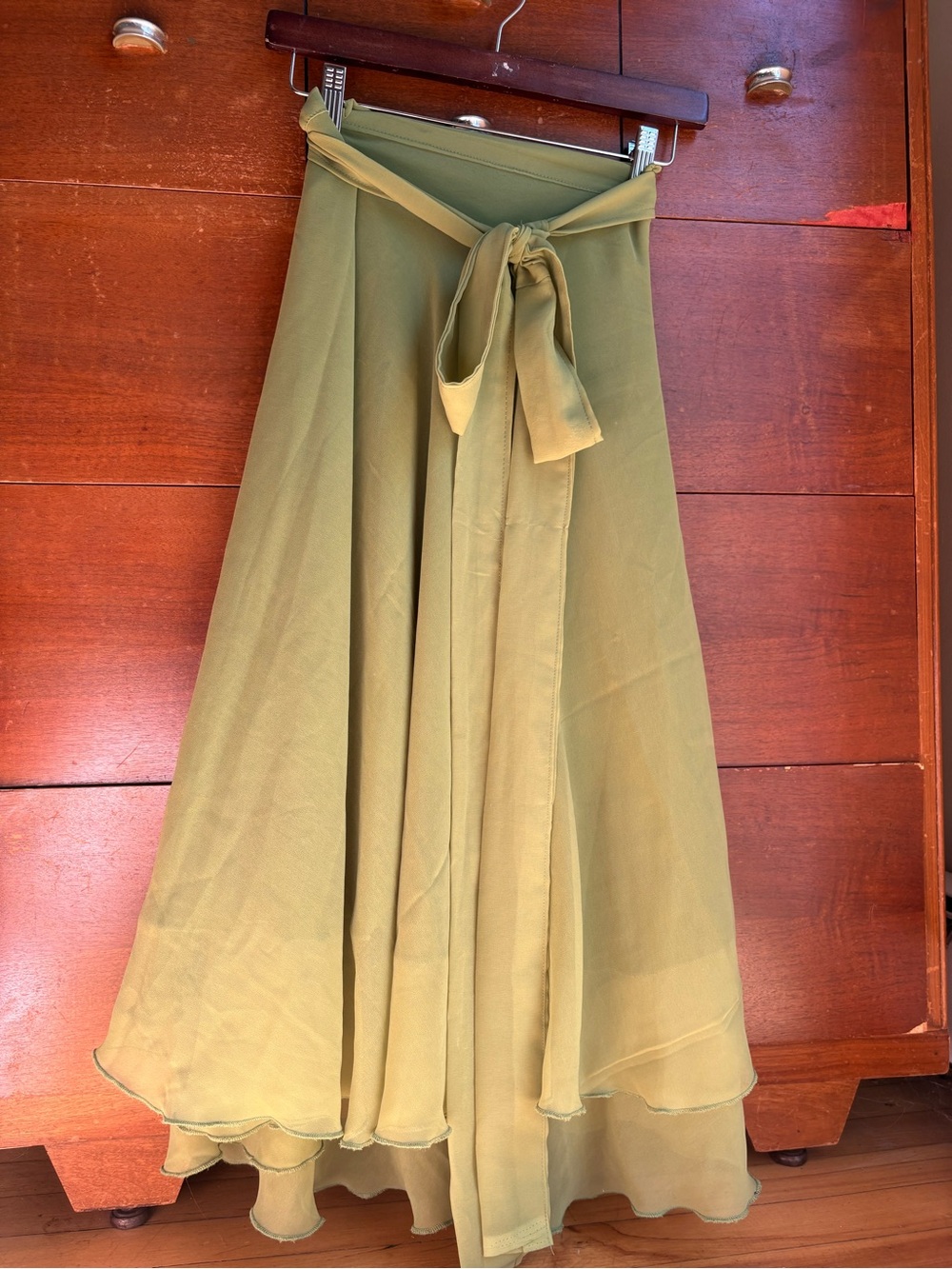Fairy Olive Green wrap skirt
